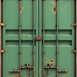 front plain view of a container colored in green and a bit rusted r01mr1bs03iy49n3e0a3 0 removebg pr