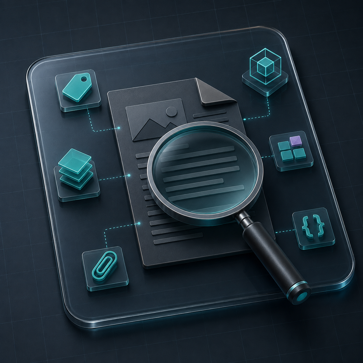 Inspecting a client PDF for hidden data