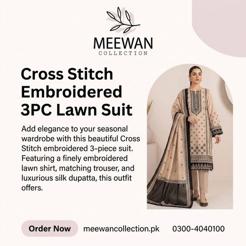 Cross Stitch Embroidered 3PC Lawn Suit.jpg