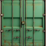 front plain view of a container colored in green and a bit rusted 935ul13mfrcz3kc19hxt 0 removebg pr