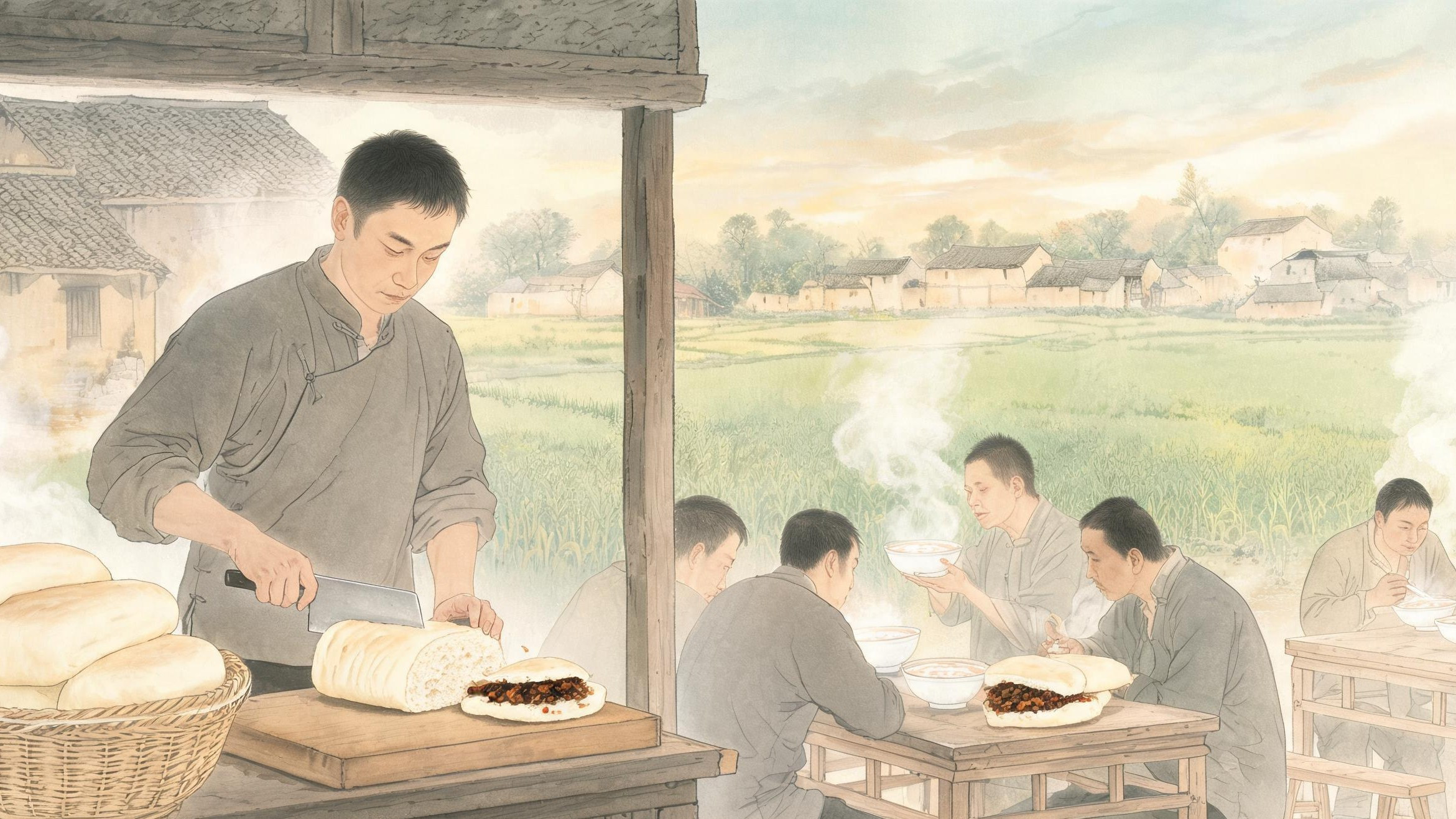 阜阳枕头馍·食俗