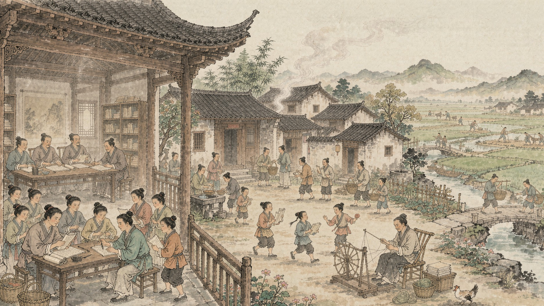 义门陈·耕读风貌