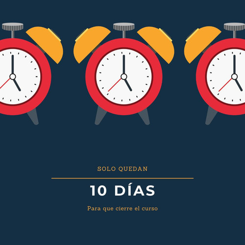 Azul Reloj Ilustración Día de Salir Temprano del Trabajo Redes Sociales Publicación.1