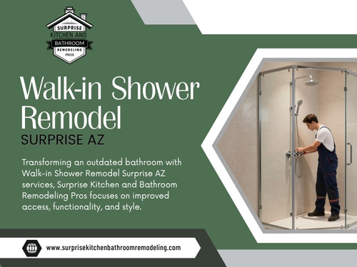 Walk-in Shower Remodel Surprise AZ.1