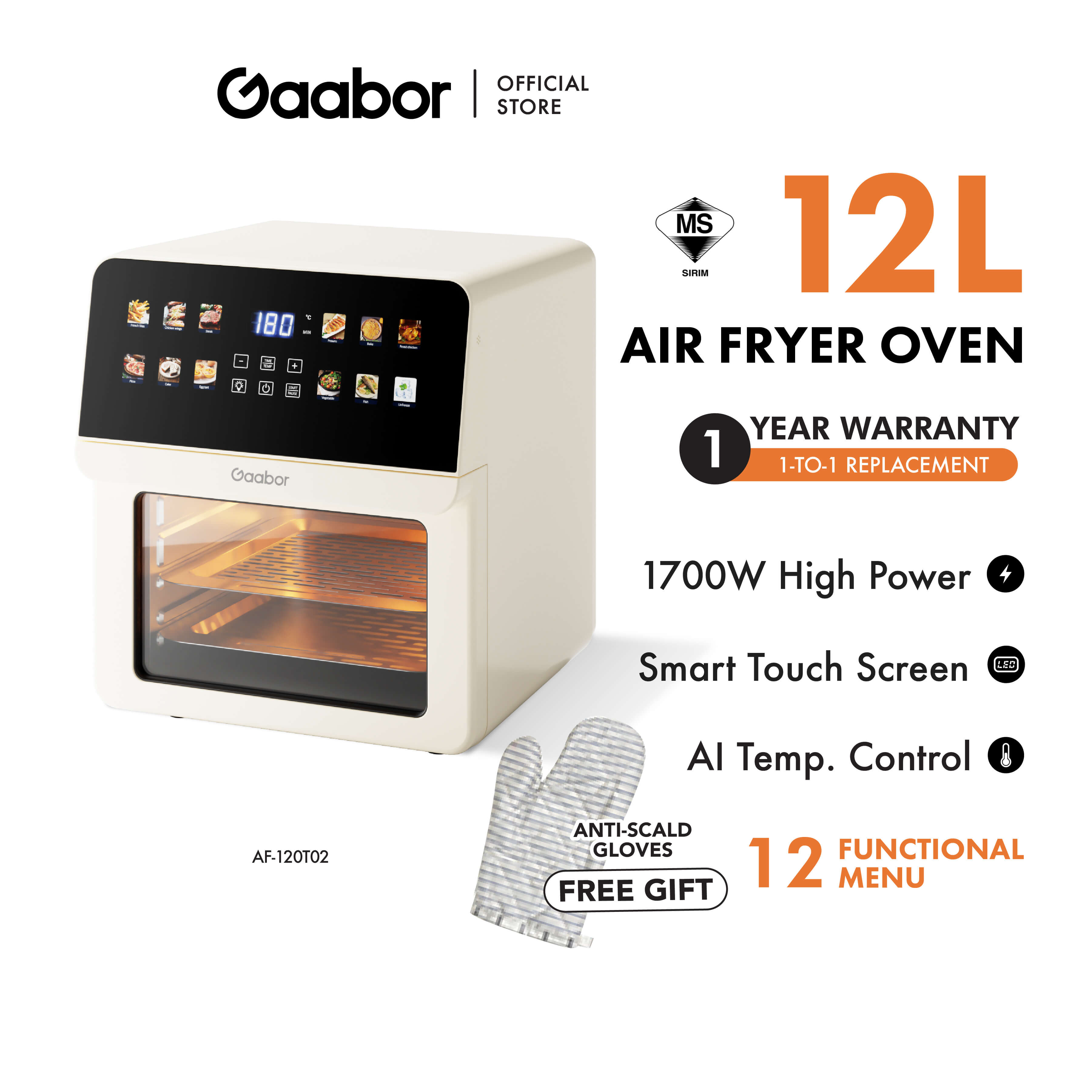 Ketuhar Air Fryer 12L