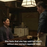 She feels that she has said too much.030