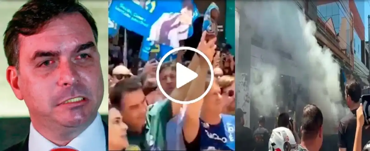 VÍDEO: FLÁVIO BOLSONARO MENTE SOBRE NOSSA SENHORA, ATACA IGREJAS E TEM CASTIGO DIVINO!! TRAGÉDIA NO COMÍCIO
