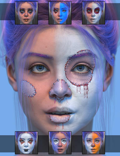 horrorclownmakeupgeoshellbuilderforgenesis900maindaz3d.1