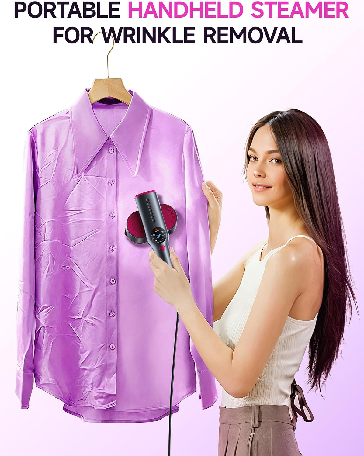 Handheld wrinkle removal