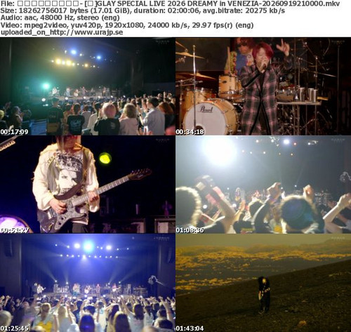 ＷＯＷＯＷプライム [初]GLAY SPECIAL LIVE 2026 DREAMY in VENEZIA 20260919210000 s.jpg
