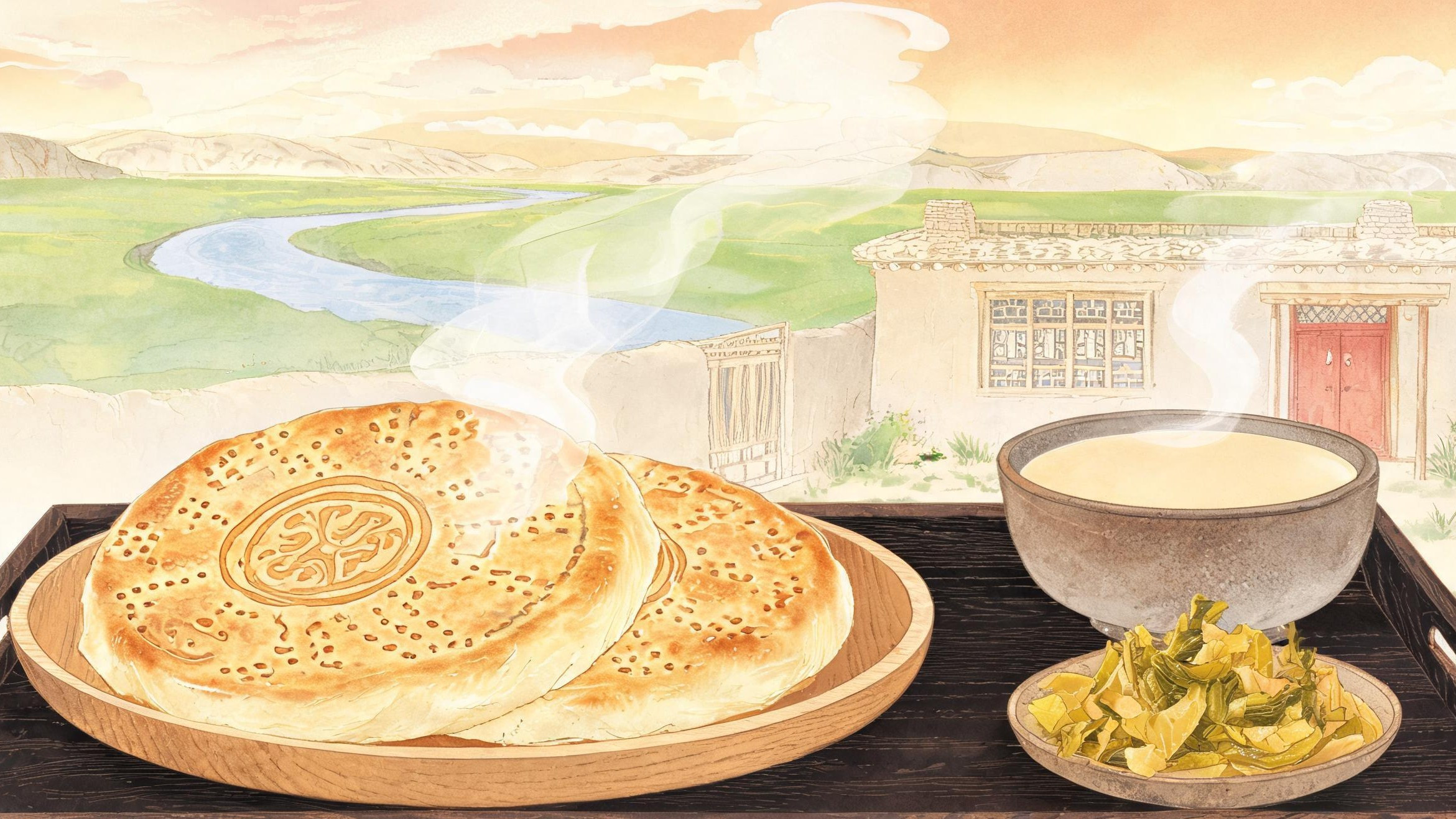 锡伯大饼