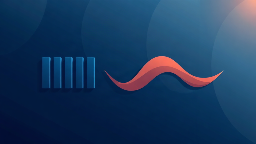 A sound waveform shifting from rigid mechanical bars into smooth human-like curves, illustrating AI voice agents sounding more natural in 2026