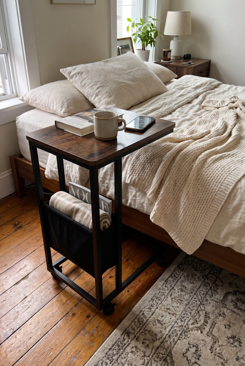 Make your sofa side table work in any room.2