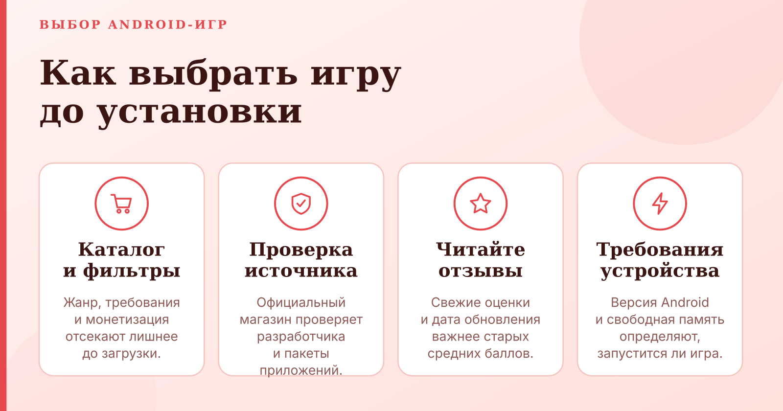 Как выбрать и загрузить лучший контент для Android: каталог и подборки игр