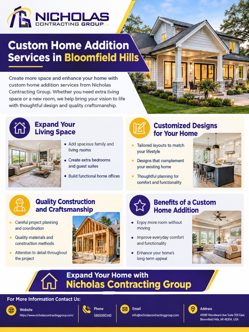 Custom Home Addition Services in Bloomfield Hills.2