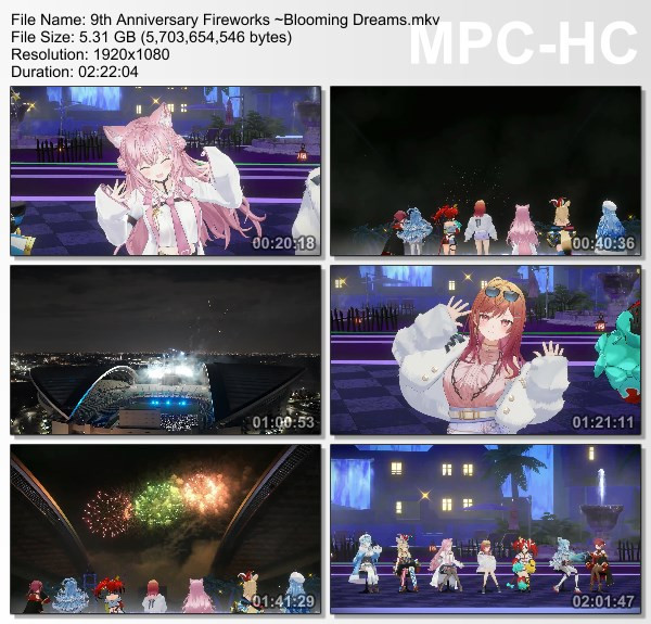 【#ホロ花火2026】 hololive production 9th Anniversary Fireworks ~Blooming Dreams 2026.10.15