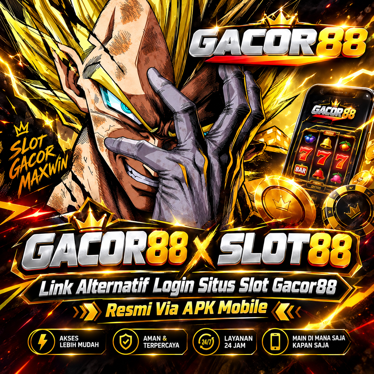 GACOR88 x SLOT88 : Link Alternatif Login Situs Slot Gacor88 Resmi Via APK Mobile - Caltec