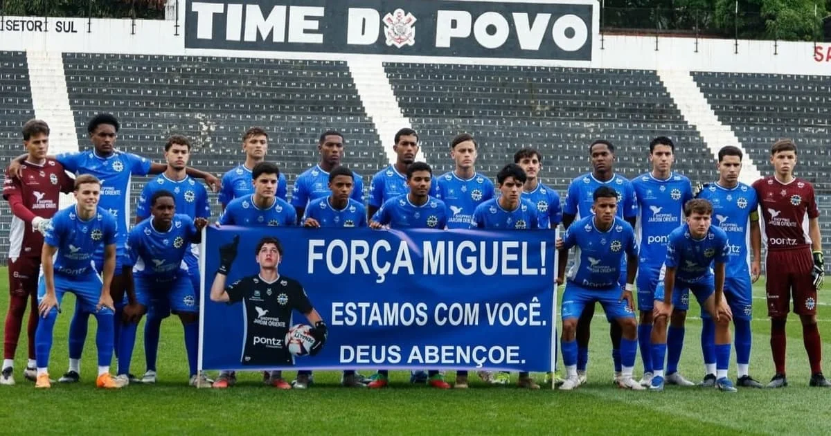 Descanse em paz: Corinthians lamenta morte do jovem goleiro Miguel Meneses, de 14 anos