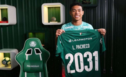 Palmeiras renova contrato de jovem promessa da base até 2031
