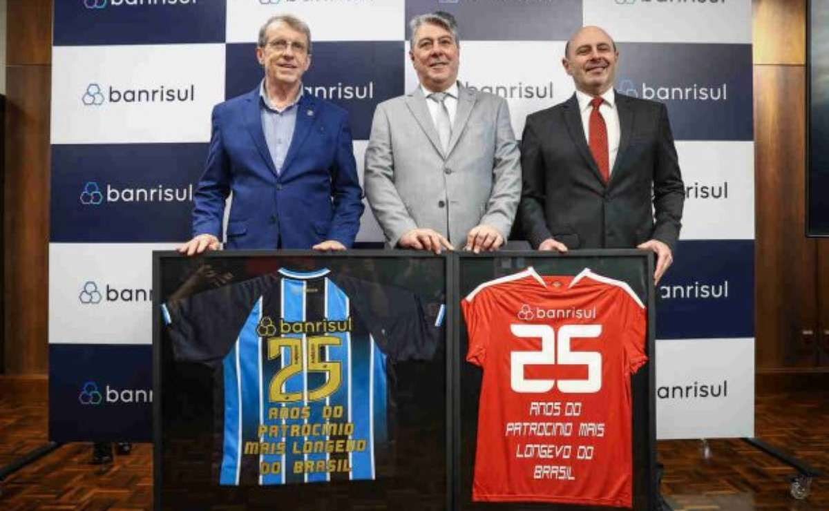 32 anos depois, Banrisul retorna como patrocinador máster de Grêmio
