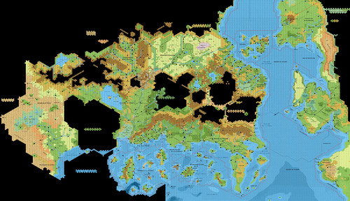 Known World Map