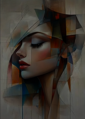 Screenshot 2026 01 14 at 17 53 35 Abstrakte Frau Porträt Leinwand Moderne Geometrische Gesicht Kunst.png