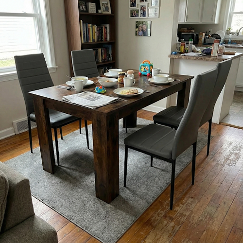 Stylish Dining Table and 4 Chairs for Modern Homes.png