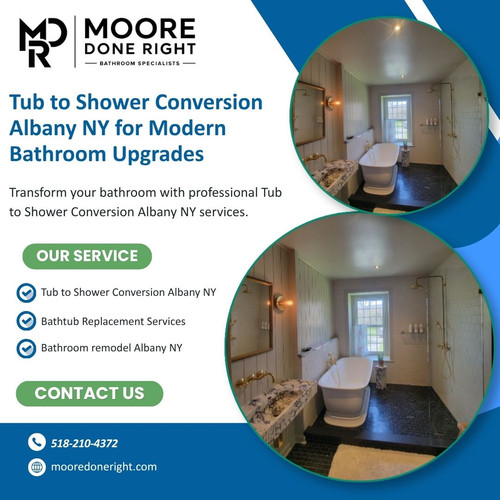 Tub to Shower Conversion Albany NY for Modern Bathroom Upgrades.1
