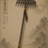 The nine toothed rake