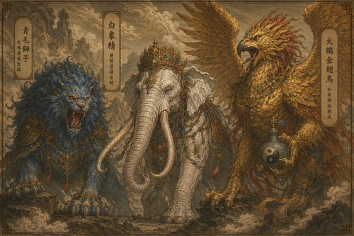 The three kings of Lion Camel Ridge.png