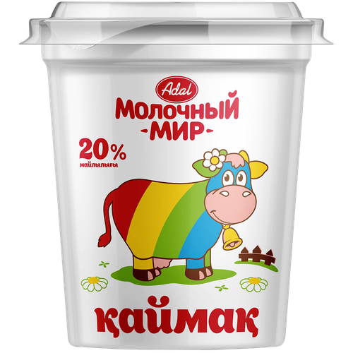 4870002012709 253951 СМЕТАНА МОЛОЧНЫЙ МИР 20% 350ГР СТАК.2