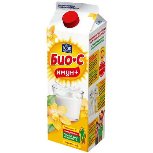 4870055004287 24610 КЕФИР FOODMASTER БИО С 3,2% 1Л Т П.2