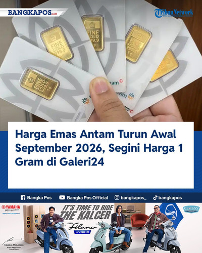 IG YAMAHA 20260901 152128 Harga Emas Antam Turun Awal September 20.1