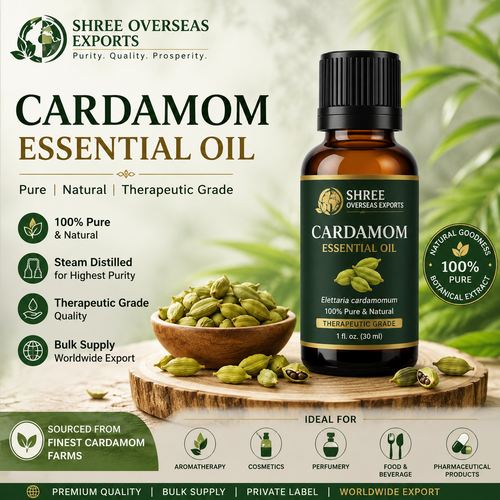 Cardamom Essential Oil Manufacturer India Quality, Bulk Supply and Export Guide.png