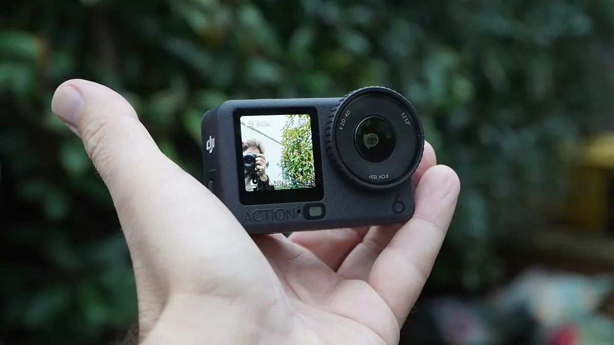 DJI Osmo Action 6 held in hand