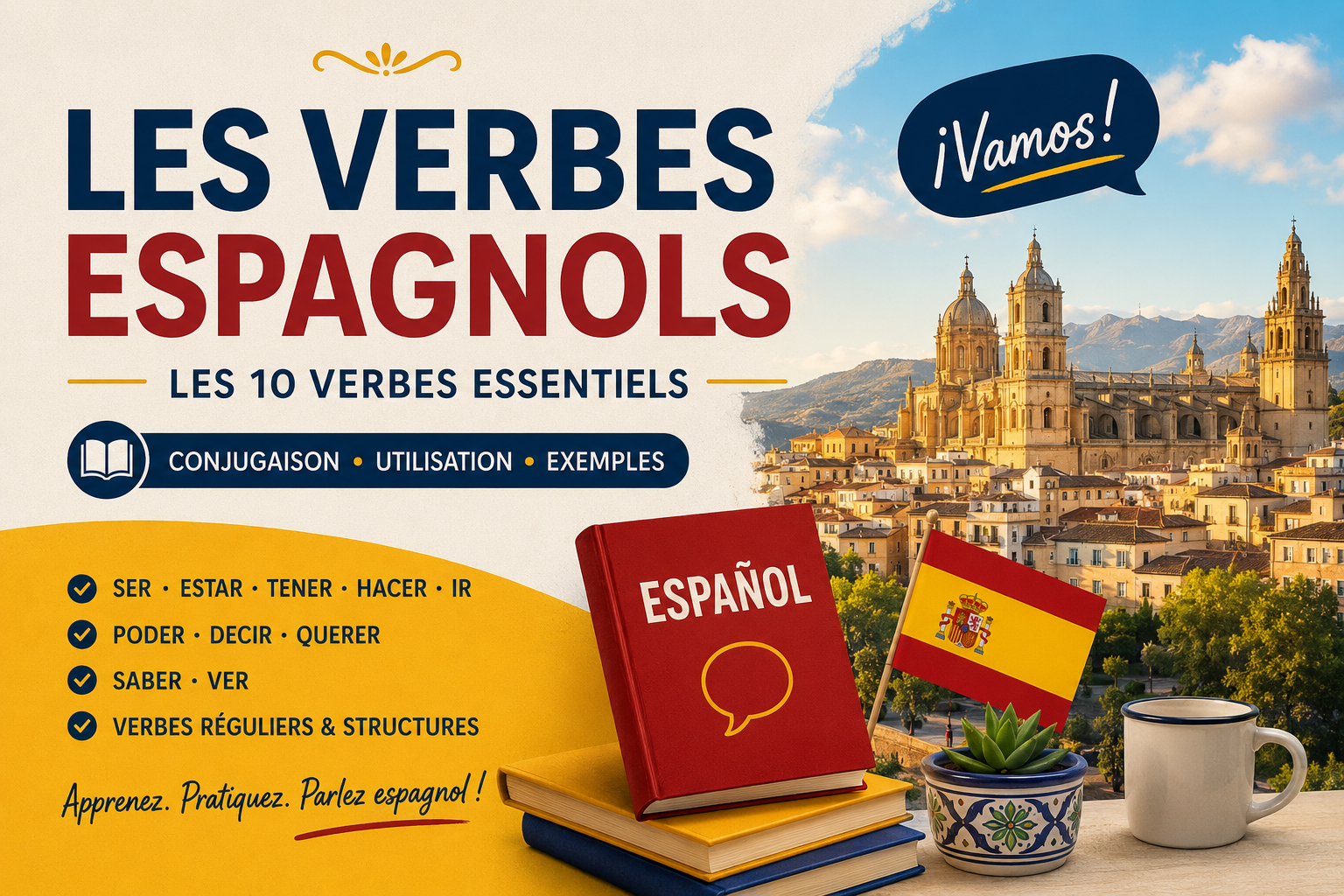 Les verbes espagnols les plus courants : conjugaison, sens et utilisation pratique