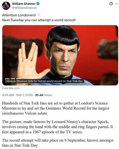 Fans aim for Vulcan salute record on Star Trek Day.jpg