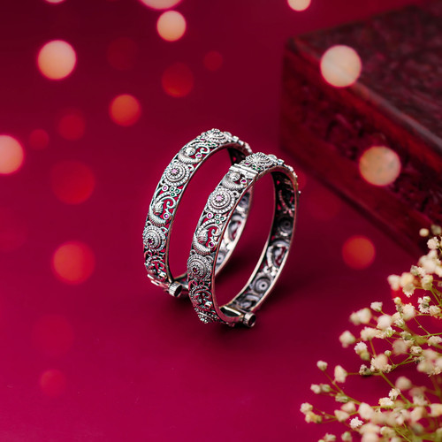 Explore Certified 925 Silver Bangles for Women | Sterluv.jpg