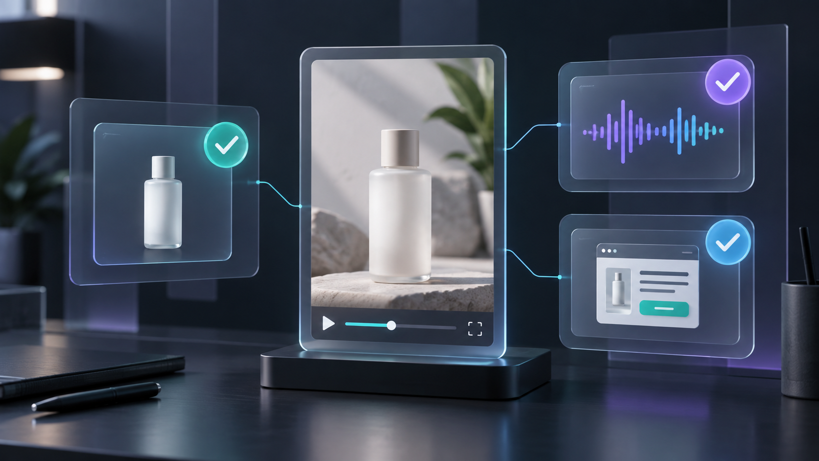 A quality-control checkpoint for product video creative