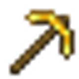 golden pickaxe