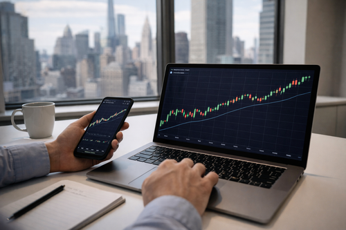 trader monitors crypto market recovery on laptop.png