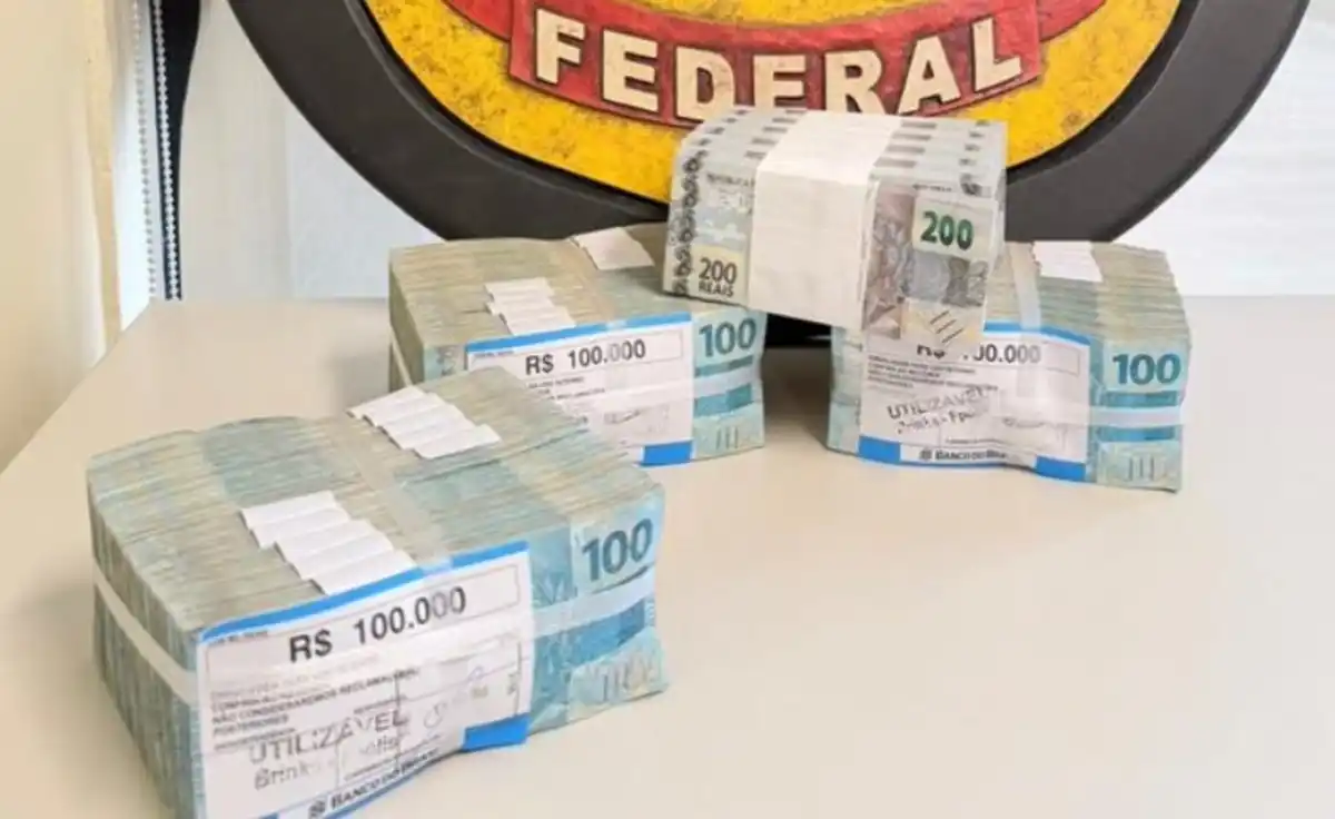 R$ 500 mil separados em banco para candidato é apreendido pela PF por suspeita de crime eleitoral