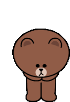 line friends brown bear.gif