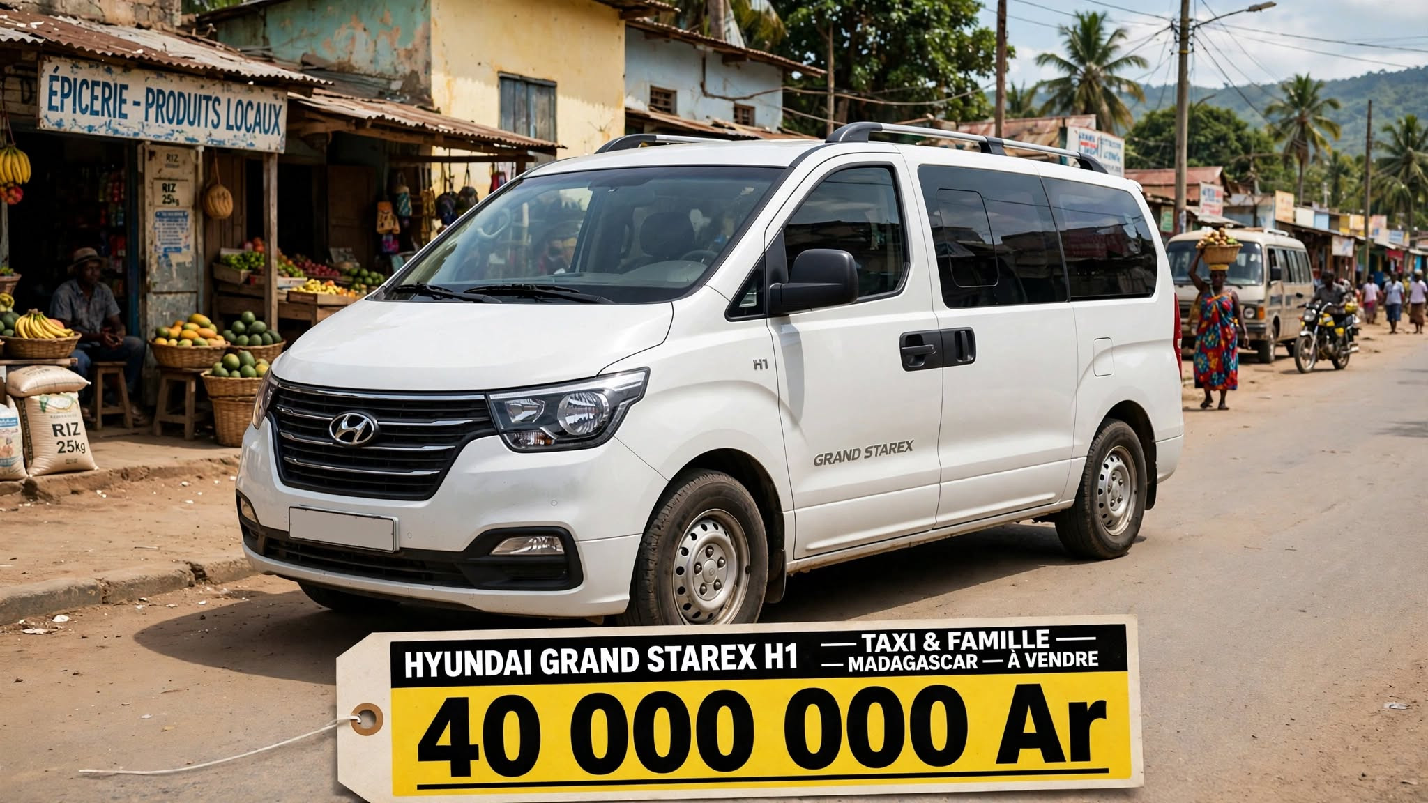Hyundai Grand Starex blanche