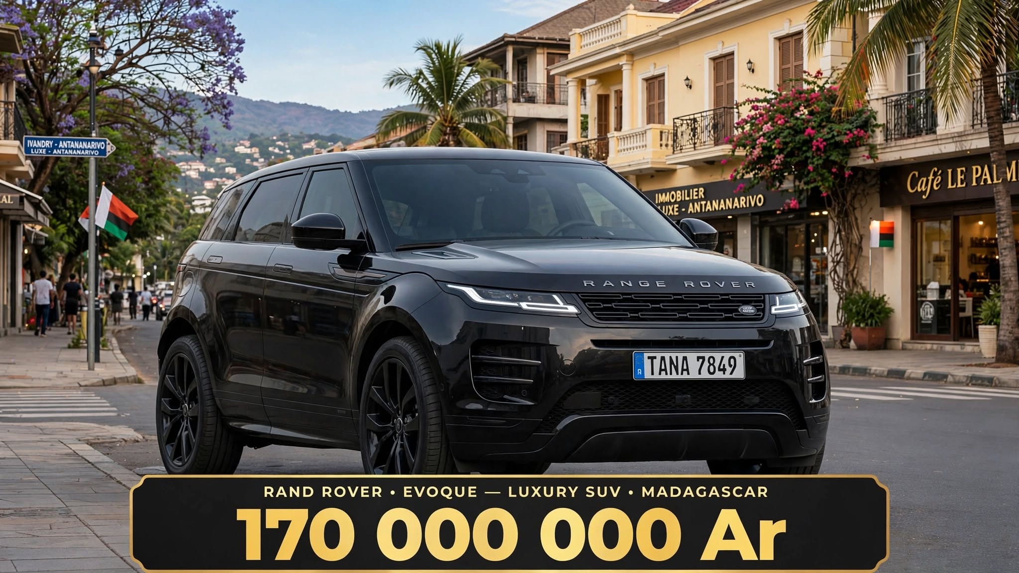 Range Rover Evoque noire