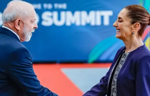 Presidente do México Claudia Sheinbaum defende eleição no Brasil sem interferência externa e elogia gestão de Lula