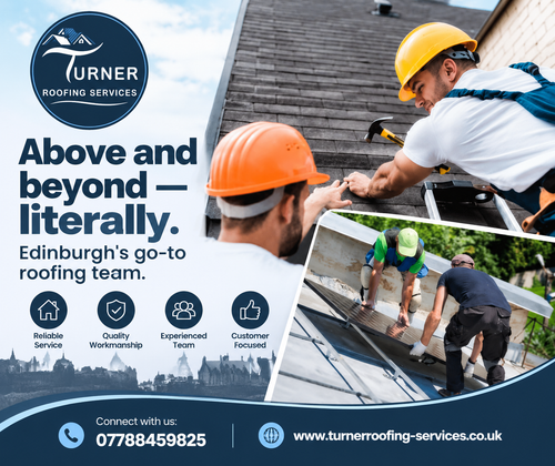 Above and beyond — literally. Edinburgh's go to roofing team.2