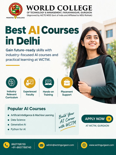 Best AI Courses in Delhi AI & ML Programs at WCTM.jpg
