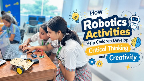 How Robotics Activities Develop Critical Thinking & Creativity in Children | Ompee Global School.1