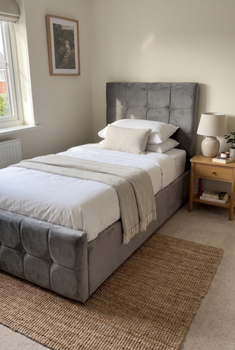 How an ottoman bed single works in a teen's bedroom.png